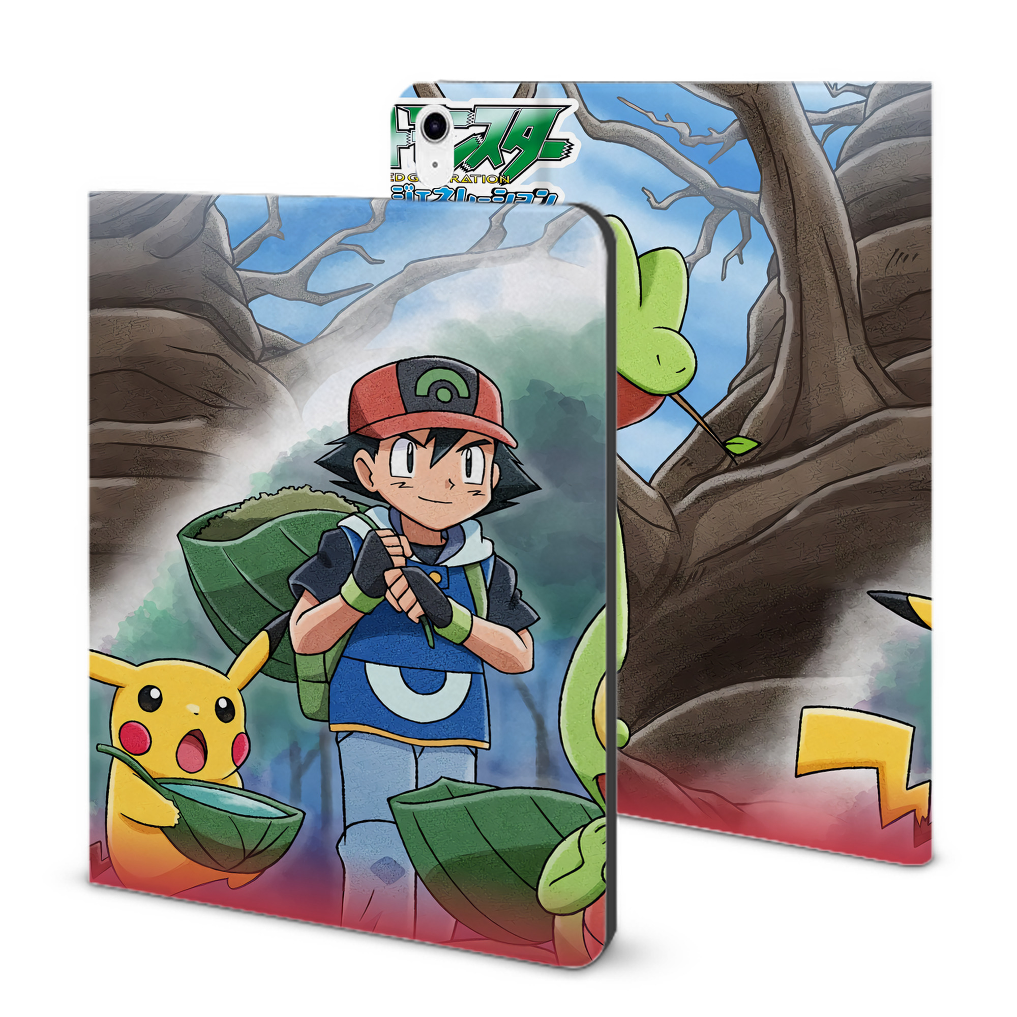 （画像用） ポケットモンスター Pokémon IPad ケース ブック型 PUレザー TPU 耐衝撃 軽量 薄型 ペン収納なし 全面保護 IPad 各モデル対応